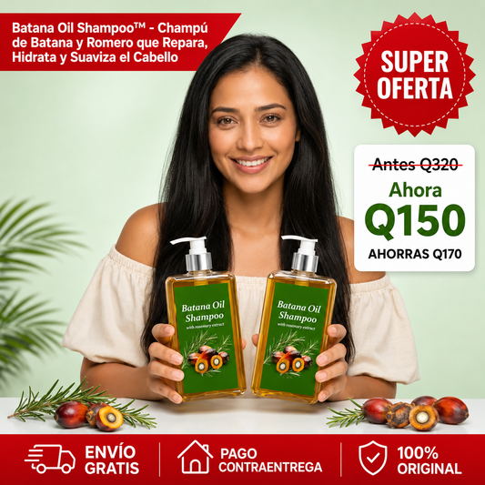 Shampoo de Batana - El Oro Líquido de Honduras