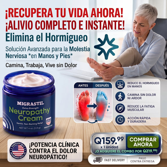 Neuropathy Cream – Extra Strength + Regalo